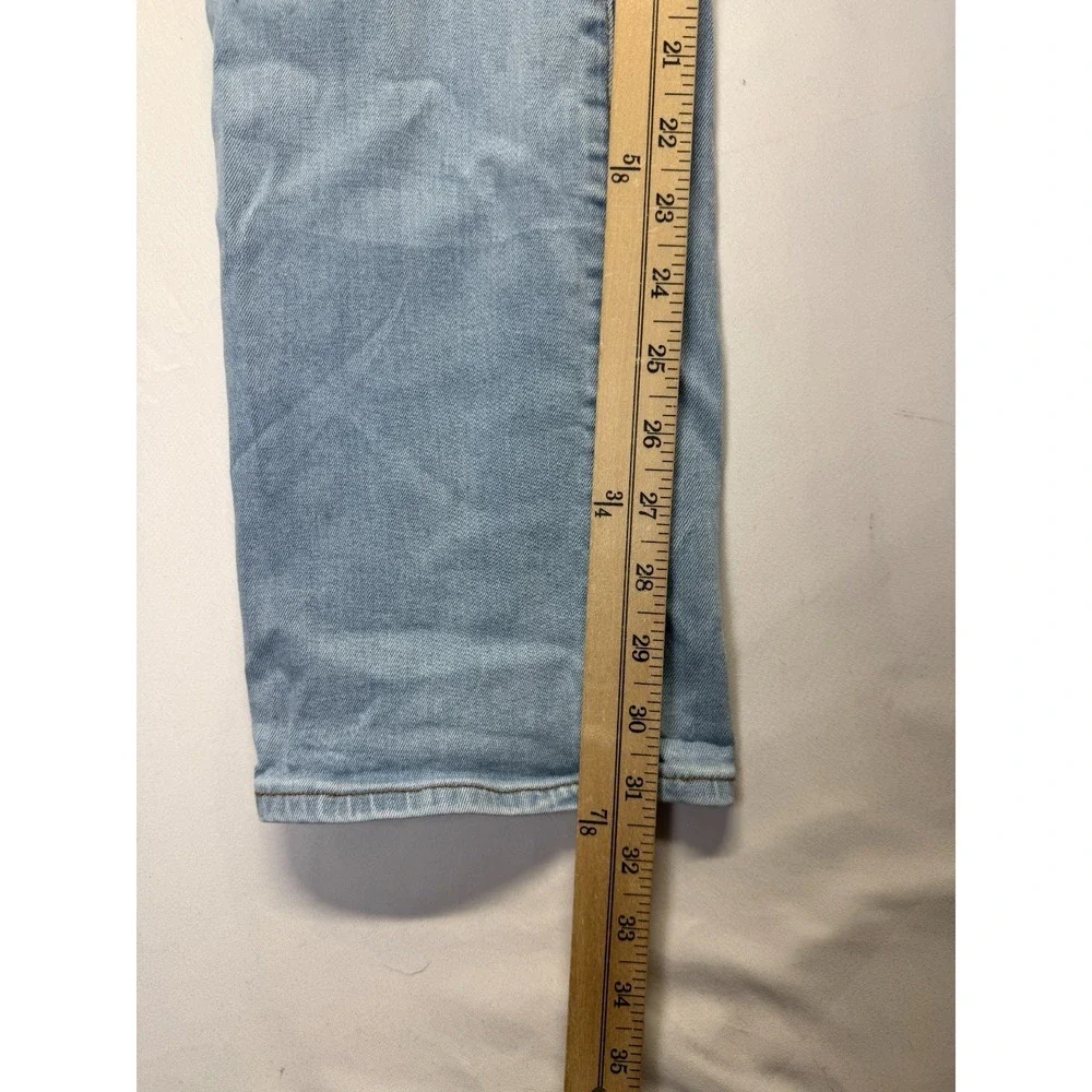 True Religion Billie Mid Rise Straight Jeans Men 32 Blue Light Wash Denim Cotton